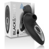 BLACK&SILVER - DRAKE DELUXE SUCKING VIBE RECHARGEABLE SILICONE NOIR