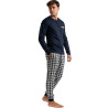 Pyjama tenue pantalon polo manches longues Classic Checks