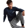 Pyjama tenue pantalon polo manches longues Classic Checks