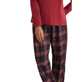 Pyjama pantalon top manches longues PLAID