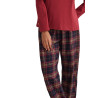 Pyjama pantalon top manches longues PLAID