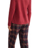 Pyjama pantalon top manches longues PLAID