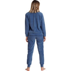 Pyjama tenue d'intérieur pantalon top manches longues Corduroy