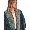 Poncho ouvert Azteca