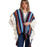 Poncho ouvert Volantes