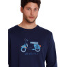 Pyjama tenue pantalon top manches longues Vespa Style