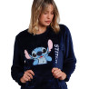 Pyjama tenue pantalon top manches longues Stitch Faces Disney