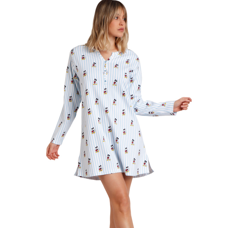 Chemise de nuit manches longues Mickey New Yord Disney