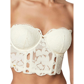 Soutien-gorge bustier balconnet FEDERICA MARIAGE