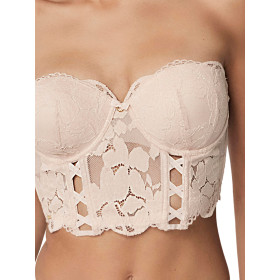 Soutien-gorge bustier balconnet FEDERICA