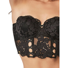 Soutien-gorge bustier balconnet FEDERICA