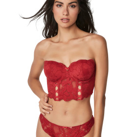 Soutien-gorge bustier balconnet FEDERICA