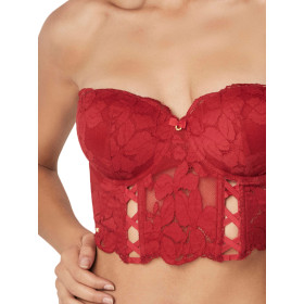 Soutien-gorge bustier balconnet FEDERICA