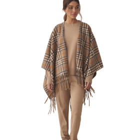 Poncho Camel Cuadros COMPLEMENTOS