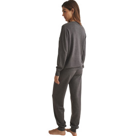 Tenue détente et intérieur pyjama pantalon top col V TRICOTP98