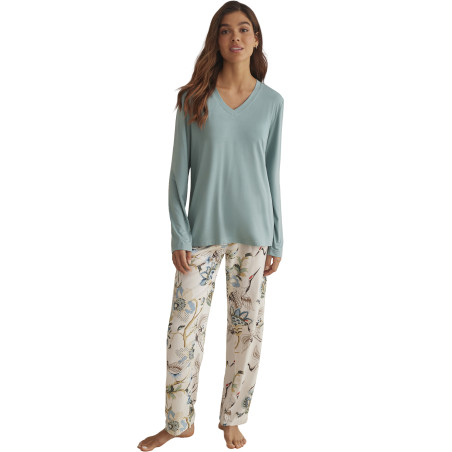 Pyjama pantalon top manches longues PAJAROS