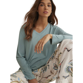 Pyjama pantalon top manches longues PAJAROS