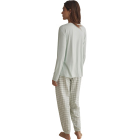 Pyjama pantalon top manches longues VICHYP91