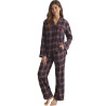 Pyjama pantalon chemise manches longues PLAID