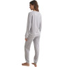 Pyjama pantalon top manches longues TEXTURAS