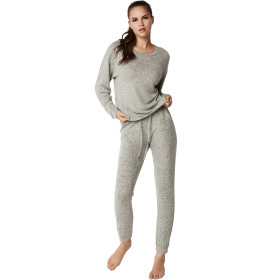 Tenue détente pyjama pantalon top manches longues BASIC P82