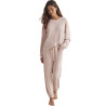 Tenue détente pyjama pantalon top manches longues BASIC P82