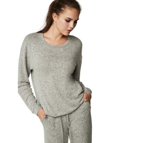 Tenue détente pyjama pantalon top manches longues BASIC P82