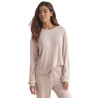 Tenue détente pyjama pantalon top manches longues BASIC P82