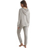 Tenue détente et intérieur pyjama pantalon sweat capuche BASIC P82