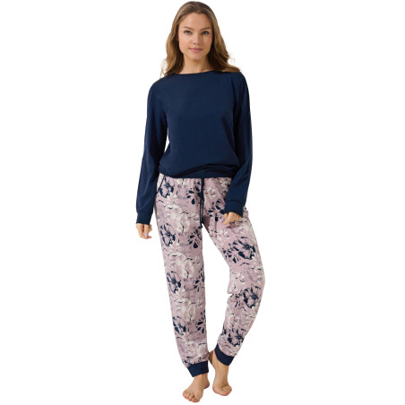 Pyjama pantalon resserré top manches longues Ocean