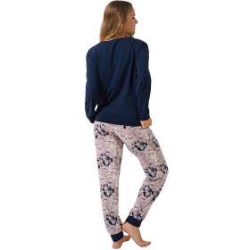 Pyjama pantalon resserré top manches longues Ocean