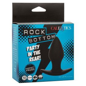 CALEXOTICS - ROCK BOTTOM PLUG ANAL PARFAIT 10 VIBRATIONS SILICONE NOIR