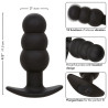 CALEXOTICS - ROCK BOTTOM PLUG ANAL PERLÉ 10 VIBRATIONS SILICONE NOIR