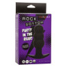 CALEXOTICS - ROCK BOTTOM PLUG ANAL PERLÉ 10 VIBRATIONS SILICONE NOIR