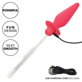 CALEXOTICS - SOUTHERN LIGHTS LIGHT UP PLUG ANAL 10 VIBRATIONS SILICONE ROSE