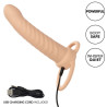 CALEXOTICS - MAXX DOUBLE PÉNÉTRATEUR NERVURÉ 10 VIBRATIONS FLESH