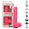 CALEXOTICS - STUDS VIBRATEUR RÉALISTE 10 VIBRATIONS ROSE