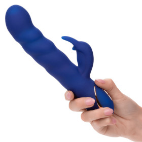 CALEXOTICS - JACK RABBIT VIBRATEUR WAVE MOTION BLEU