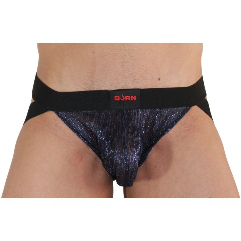 BURN - 006 JOCK BLEU BRILLANT / NOIR M