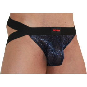 BURN - 006 JOCK BLEU BRILLANT / NOIR XL