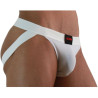 BURN - 007 JOCK LYCRA BLANC S