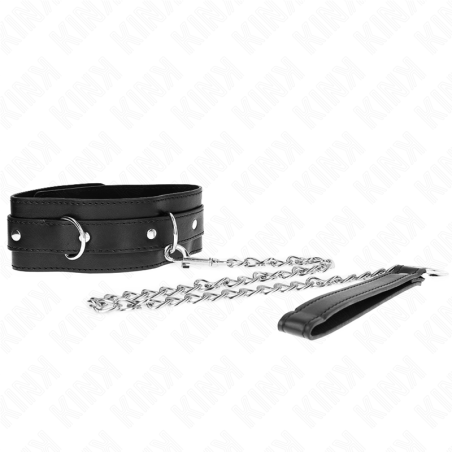 KINK - COLLIER AVEC CEINTURE 65 CM AVEC SANGLE NOIR 54 X 4