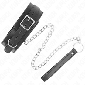 KINK - COLLIER AVEC CEINTURE 65 CM AVEC SANGLE NOIR 54 X 4,5 CM