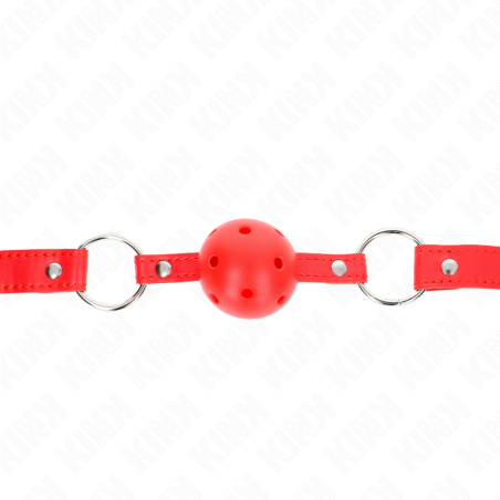 KINK - BÂTON RESPIRANT 4 CM AVEC DOUBLE RIVET MODÈLE 1 ROUGE 62