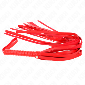 KINK - FOUET ROUGE MANCHE COURT LONG QUEUE 70 CM