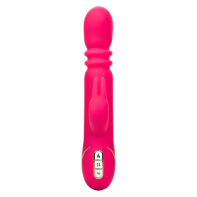 CALEXOTICS - JACK FANTASY TRIPLE VIBRATEUR CHAUFFANT LAPIN ROSE