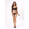 LIVCO CORSETTI FASHION - NERINA 20240 SOUTIEN-GORGE + STRING NOIR S/M