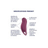 Stimulateur clitoridien couleur pourpre Pocket Pro 1 Satisfyer - CC597860SA