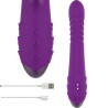 INTENSE - VIBRATEUR RECHARGEABLE MULTIFONCTION IGGY UP & DOWN AVEC STIMULATEUR CLITORAL VIOLET