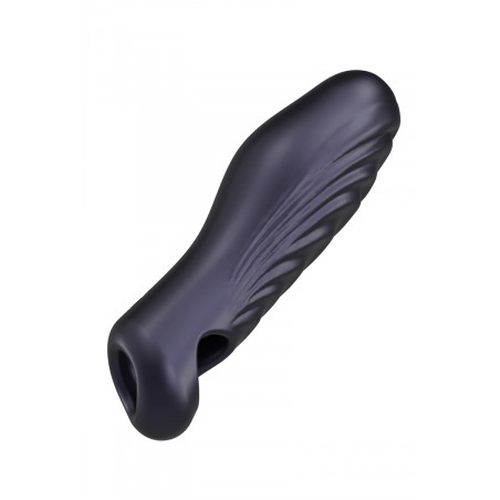 Gaine de pénis 3 en 1 Ryzer Black Plum - Man Wan